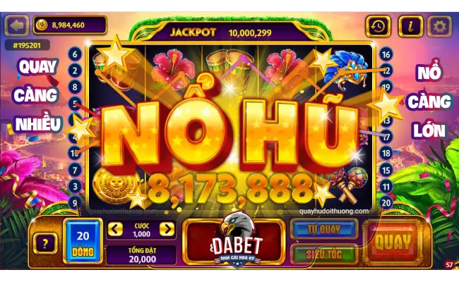 Game nổ hũ tại dabet