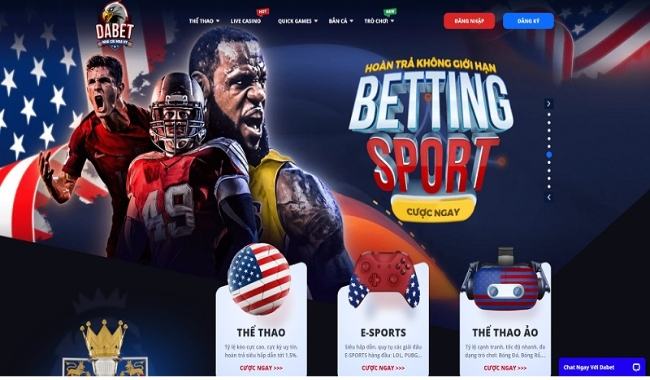 Khuyến mãi cá cược bóng đá tại nhà cái Dabet