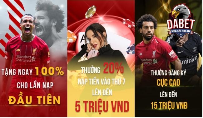 Top khuyến mãi nhà cái Dabet đặc biệt hấp dẫn không thể bỏ qua